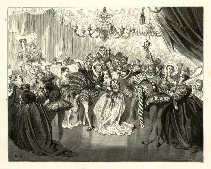 Framed Print : Cinderella at the Princes ball, Fairy Tales of Charles Perrault Framed Print : Cinderella at the Princes ball, Fairy Tales of Charles Perrault