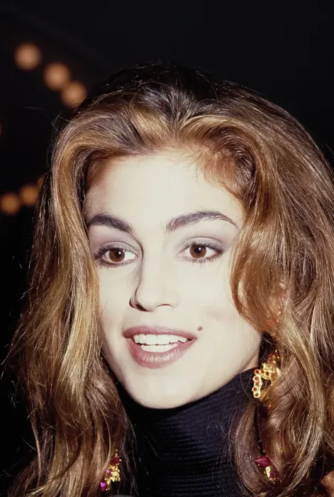 Framed Print : Cindy Crawford During The 5th Annual California Fashion Industry Friends Of Aids Project