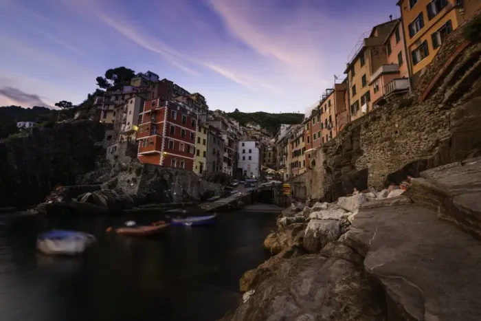 Framed Print : Cinque Terre Sunset
