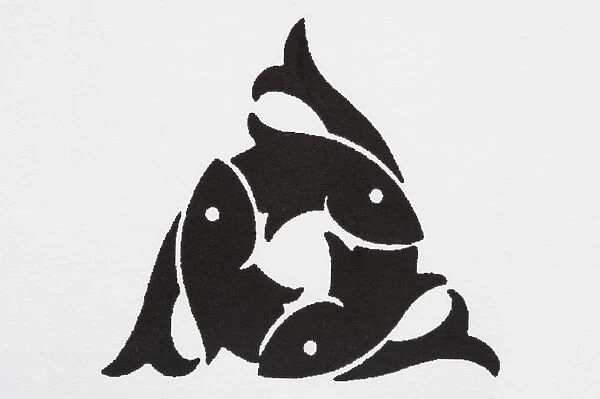 Circle of three interlaced fish shapes