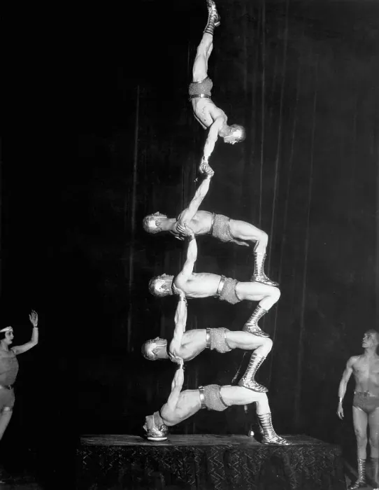 Framed Print : Circus Balancing Feat Framed Print : Circus Balancing Feat