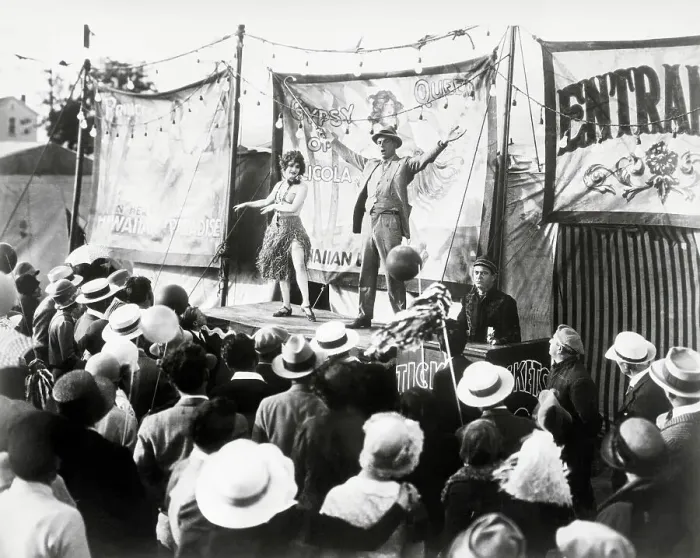Framed Print : Circus Ringmaster Announcing Acts Framed Print : Circus Ringmaster Announcing Acts