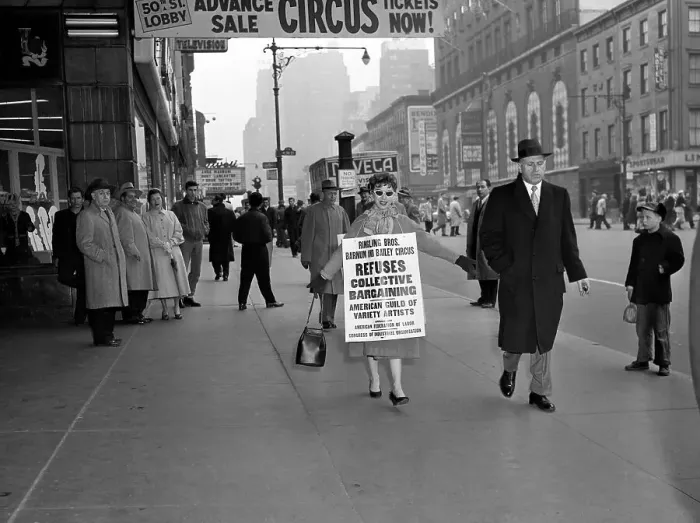 Framed Print : Circus Threatened with Strike Framed Print : Circus Threatened with Strike