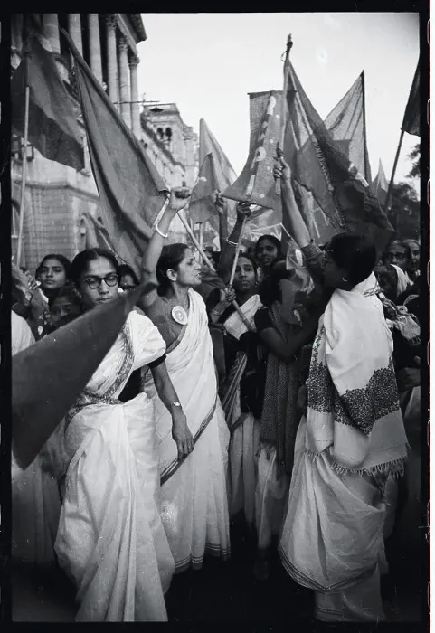 Framed Print : Citizens Protesting in Calcutta Framed Print : Citizens Protesting in Calcutta