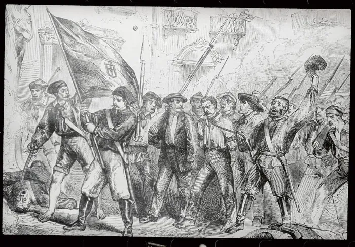 Framed Print : Citizens of The Revolution in Sicily