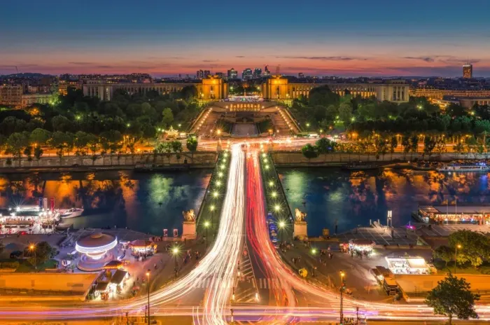 Framed Print : City Axis of Paris