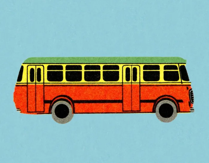 Framed Print : City Bus. http: /  / csaimages.com / images / istockprofile / csa_vector_dsp.jpg