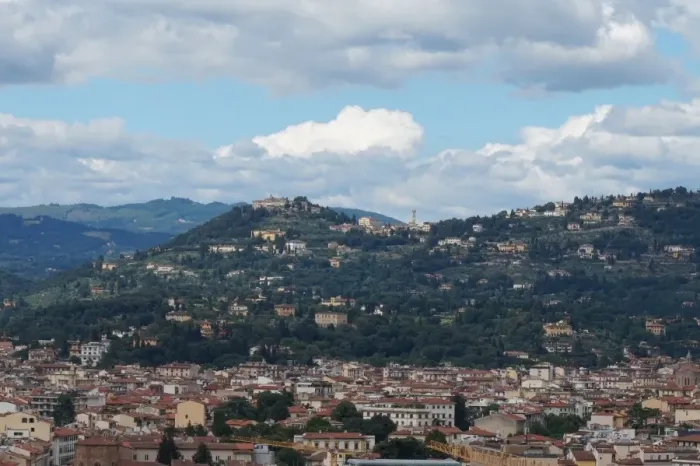 Framed Print : City of Florence and Fiesole in the hills, Italy Framed Print : City of Florence and Fiesole in the hills, Italy