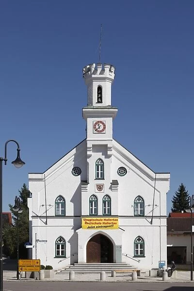 City Hall, Nandlstadt, Hallertau or Holledau, Upper Bavaria, Bavaria, Germany, Europe