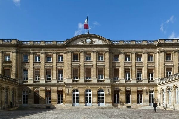 The City Hall, Place Pey Berland, Bordeaux, Gironde, Aquitaine, France