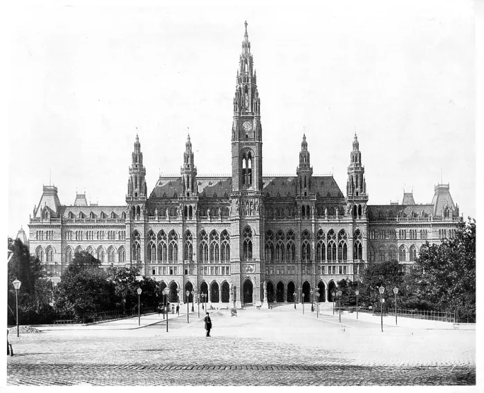 Framed Print : City Hall In Vienna, Austria Framed Print : City Hall In Vienna, Austria