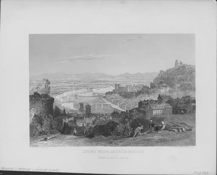 Framed Print : City Of Lyon Framed Print : City Of Lyon