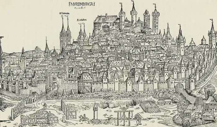 Framed Print : City of Nuremberg Framed Print : City of Nuremberg