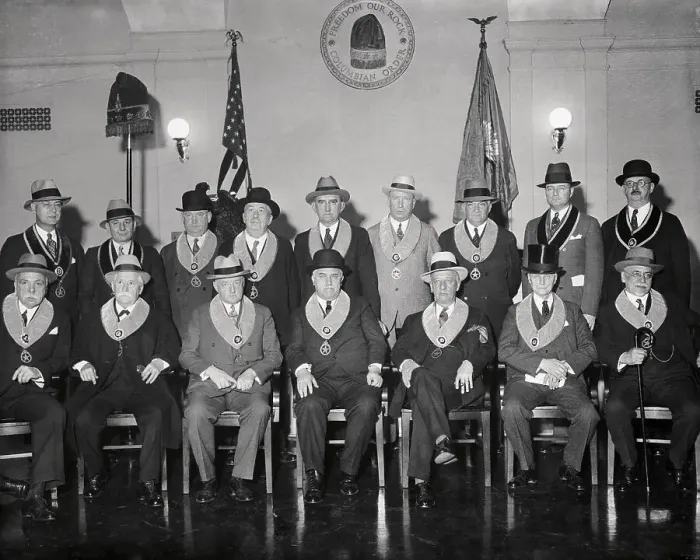 Framed Print : City Officials Congregating Framed Print : City Officials Congregating