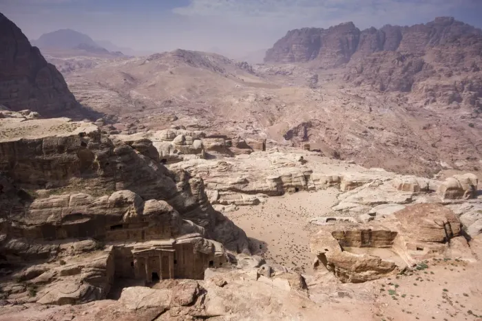 Framed Print : The city of Petra lies hidden amongst sandstone Framed Print : The city of Petra lies hidden amongst sandstone