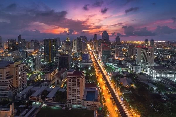 City road of Bangkok
