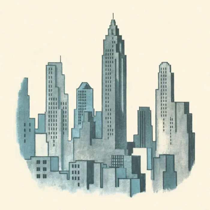 Framed Print : City Skyline Framed Print : City Skyline