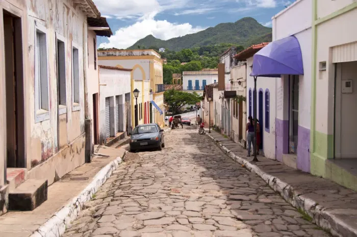 Framed Print : City street Goias Brazil Framed Print : City street Goias Brazil
