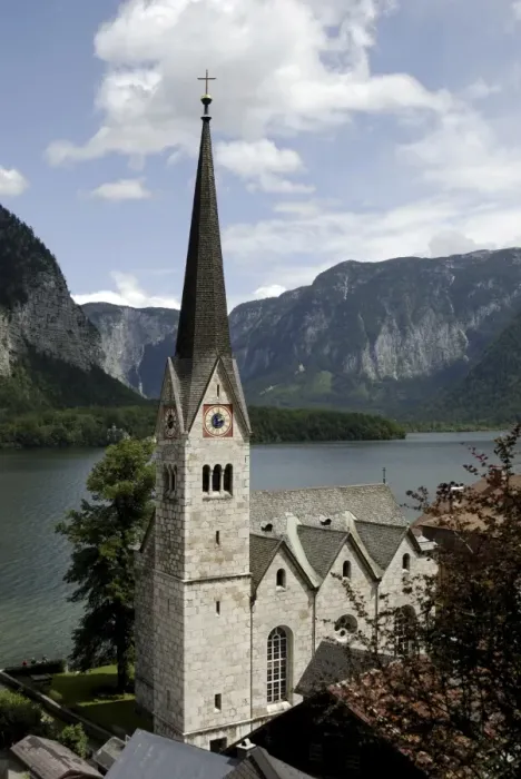 Framed Print : City view of Hallstatt on Hallstaetter See lake, UNESCO World Heritage Site, Salzkammergut, Alps, Upper Austria, Austria, Europe Framed Print : City view of Hallstatt on Hallstaetter See lake, UNESCO World Heritage Site, Salzkammergut, Alps, Upper Austria, Austria, Europe