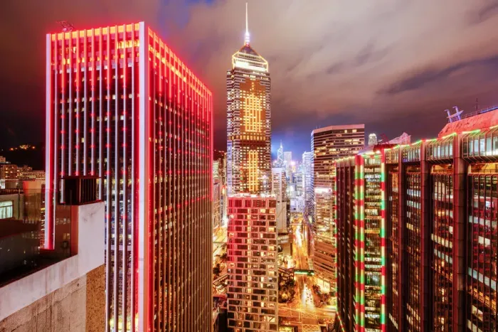 Framed Print : City View - Wan Chai, Hong Kong, China