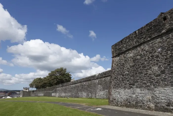Framed Print : City walls, Londonderry, County Derry, Northern Ireland, Great Britain, Europe, PublicGround Framed Print : City walls, Londonderry, County Derry, Northern Ireland, Great Britain, Europe, PublicGround