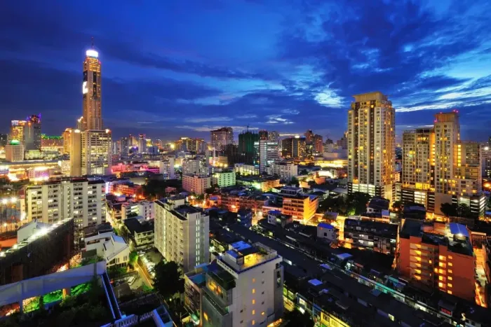 Framed Print : Cityscape of Bangkok Framed Print : Cityscape of Bangkok