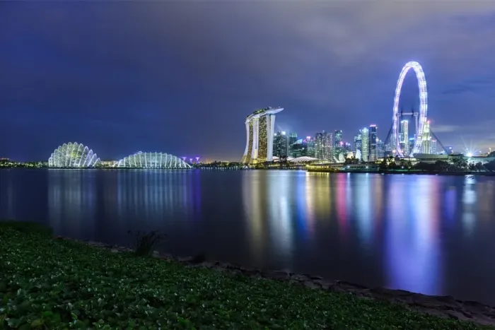 Framed Print : Cityscape of Singapore City Framed Print : Cityscape of Singapore City