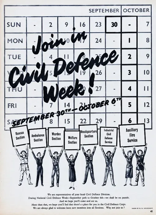 Framed Print : Civil Defence Week Framed Print : Civil Defence Week