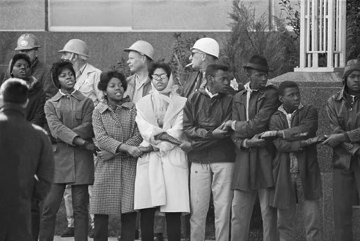 Framed Print : Civil Rights Demonstrators in Selma, Alabama