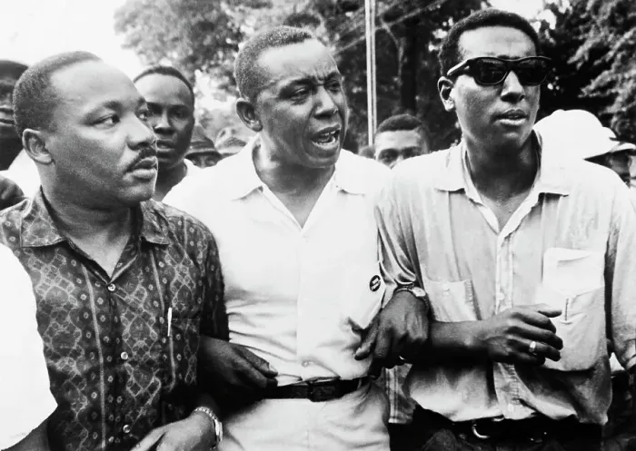 Framed Print : Civil Rights Leaders at March Framed Print : Civil Rights Leaders at March