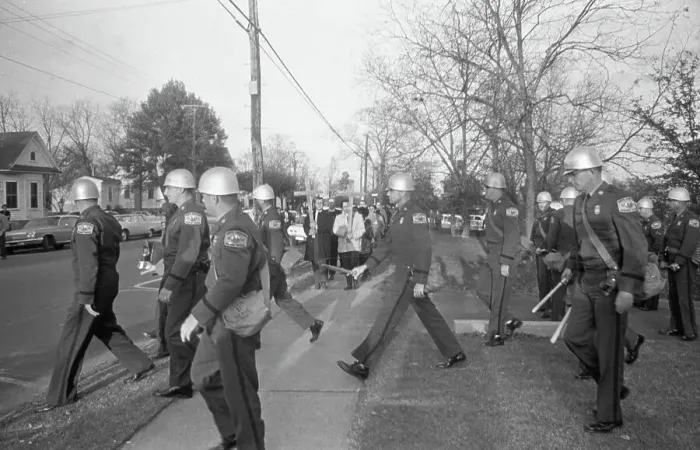 Framed Print : Civil Rights Protestors Arrested Framed Print : Civil Rights Protestors Arrested