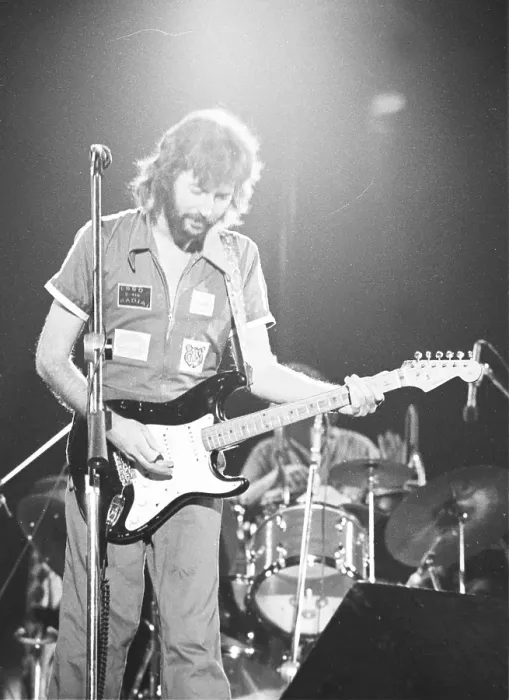 Framed Print : Clapton In A Jumpsuit Framed Print : Clapton In A Jumpsuit