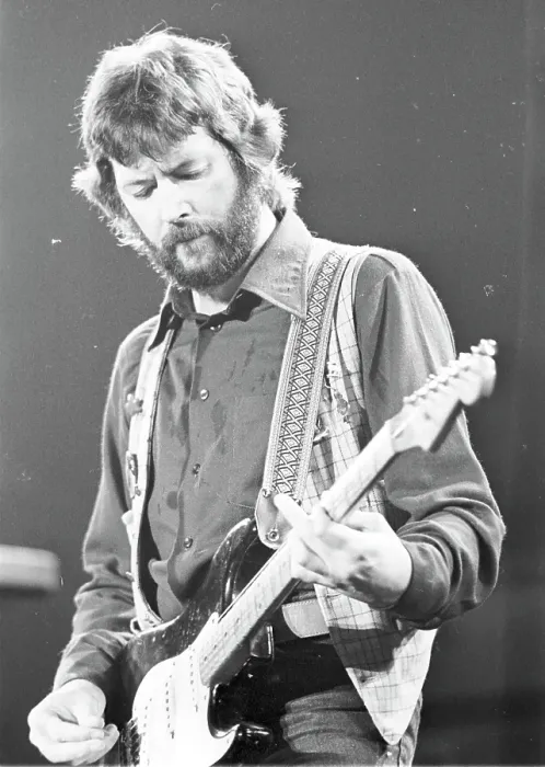 Framed Print : Clapton Performs Framed Print : Clapton Performs