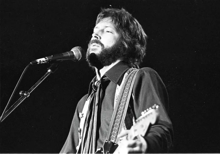 Framed Print : Clapton Performs Framed Print : Clapton Performs