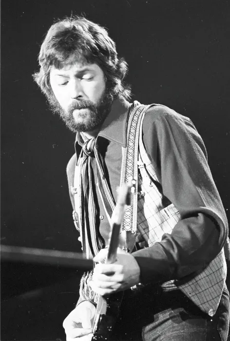 Framed Print : Clapton Performs Framed Print : Clapton Performs