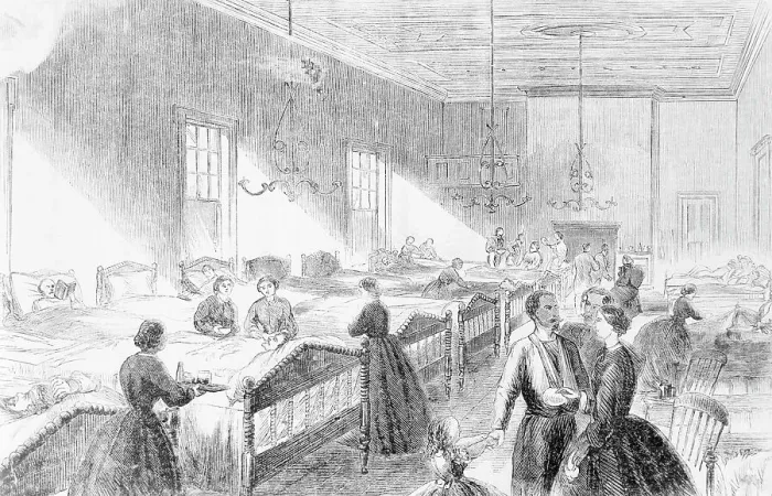 Framed Print : Clara Barton Supervising Nurses Framed Print : Clara Barton Supervising Nurses