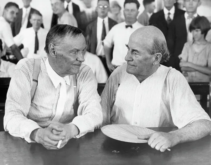 Framed Print : Clarence Darrow and William Jennings Bryan, 1925 Framed Print : Clarence Darrow and William Jennings Bryan, 1925