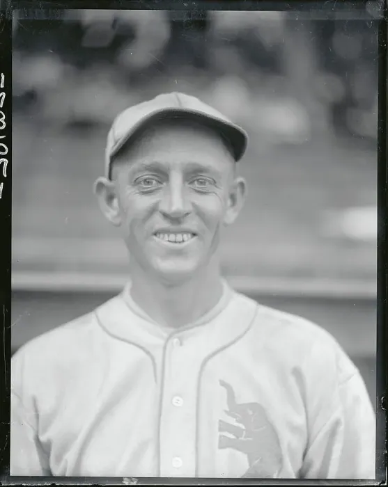 Framed Print : Clarence Walker in Baseball Uniform