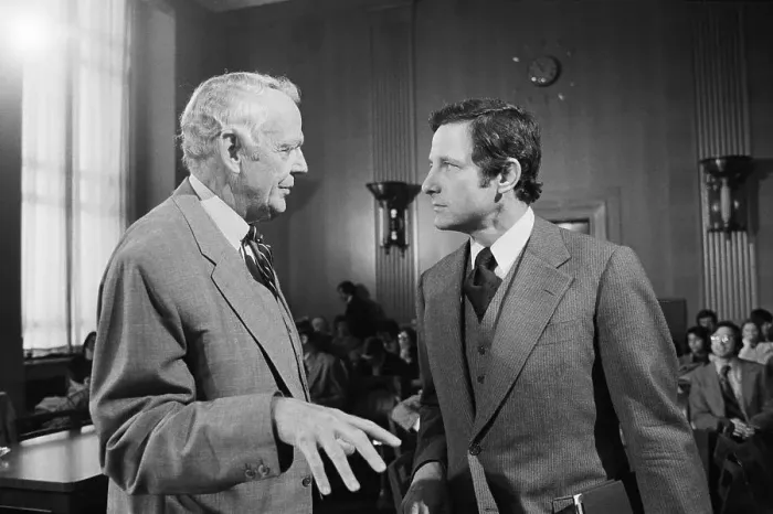 Framed Print : Clark Clifford Talking To Birch Bayh Framed Print : Clark Clifford Talking To Birch Bayh