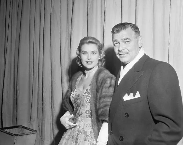 Framed Print : Clark Gable Anf Grace Kelly Framed Print : Clark Gable Anf Grace Kelly