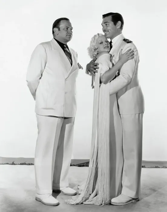 Framed Print : Clark Gable and Jean Harlow Posing with Wallace Beery Framed Print : Clark Gable and Jean Harlow Posing with Wallace Beery