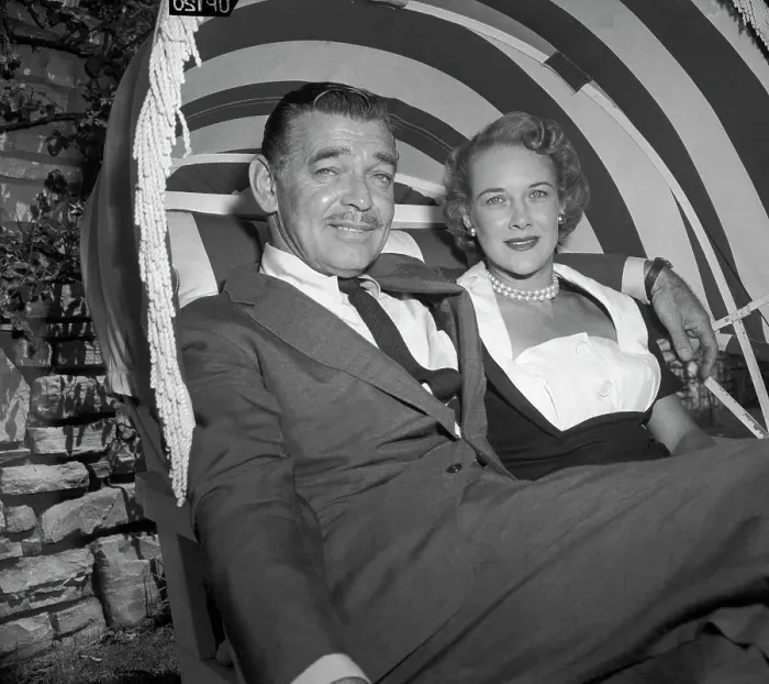 Framed Print : Clark Gable And Kay Spreckles Framed Print : Clark Gable And Kay Spreckles