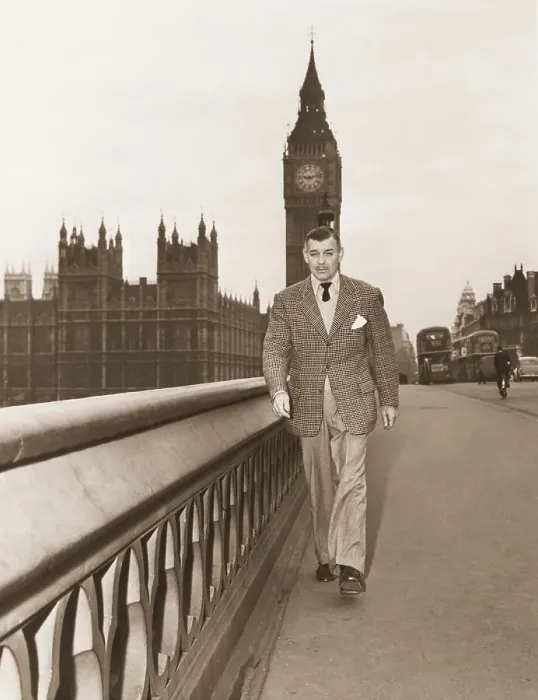 Framed Print : Clark Gable in London Framed Print : Clark Gable in London
