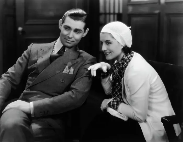 Framed Print : Clark Gable & Norma Shearer In Movie, Sea Framed Print : Clark Gable & Norma Shearer In Movie, Sea