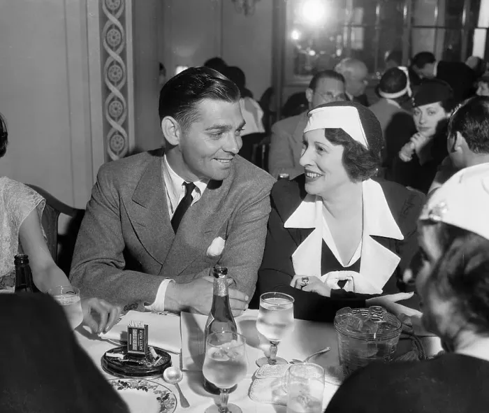 Framed Print : Clark Gable and Wife Smiling at Each Other Framed Print : Clark Gable and Wife Smiling at Each Other