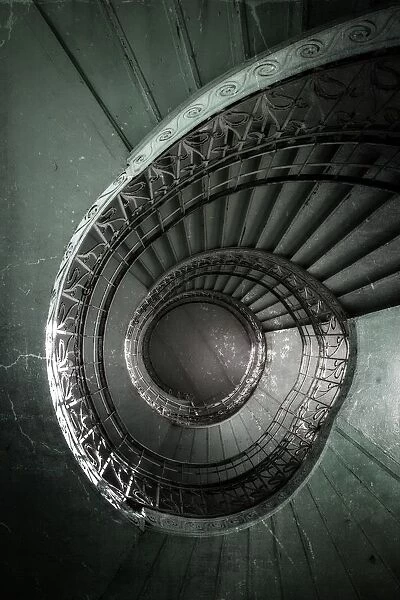 Classic spiral staircase