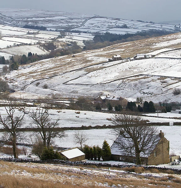 Classic Winter Scene in Northern England