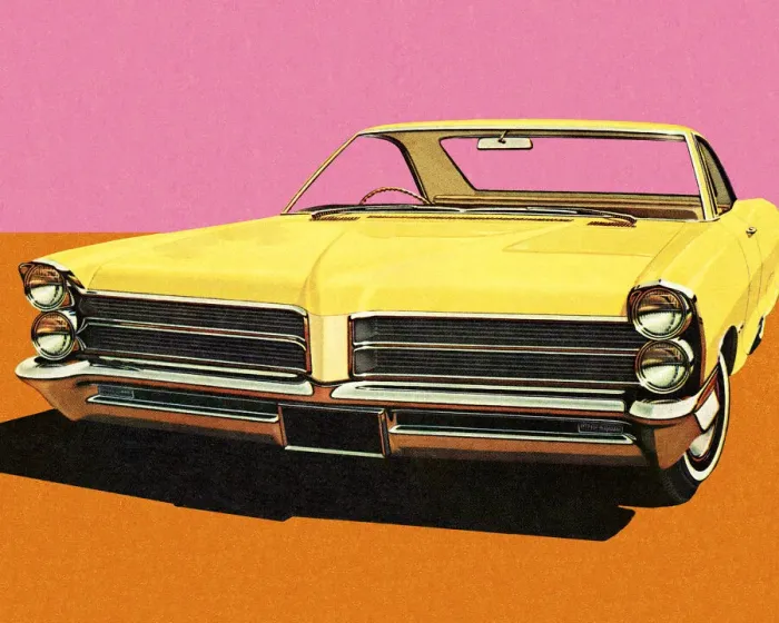 Framed Print : Classic Yellow Car Framed Print : Classic Yellow Car