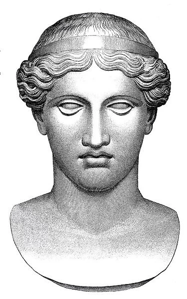 Classical greek - bust of hera, wife and sister of Zeus
