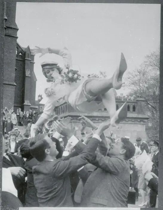 Framed Print : Classmates Celebrating with Princess